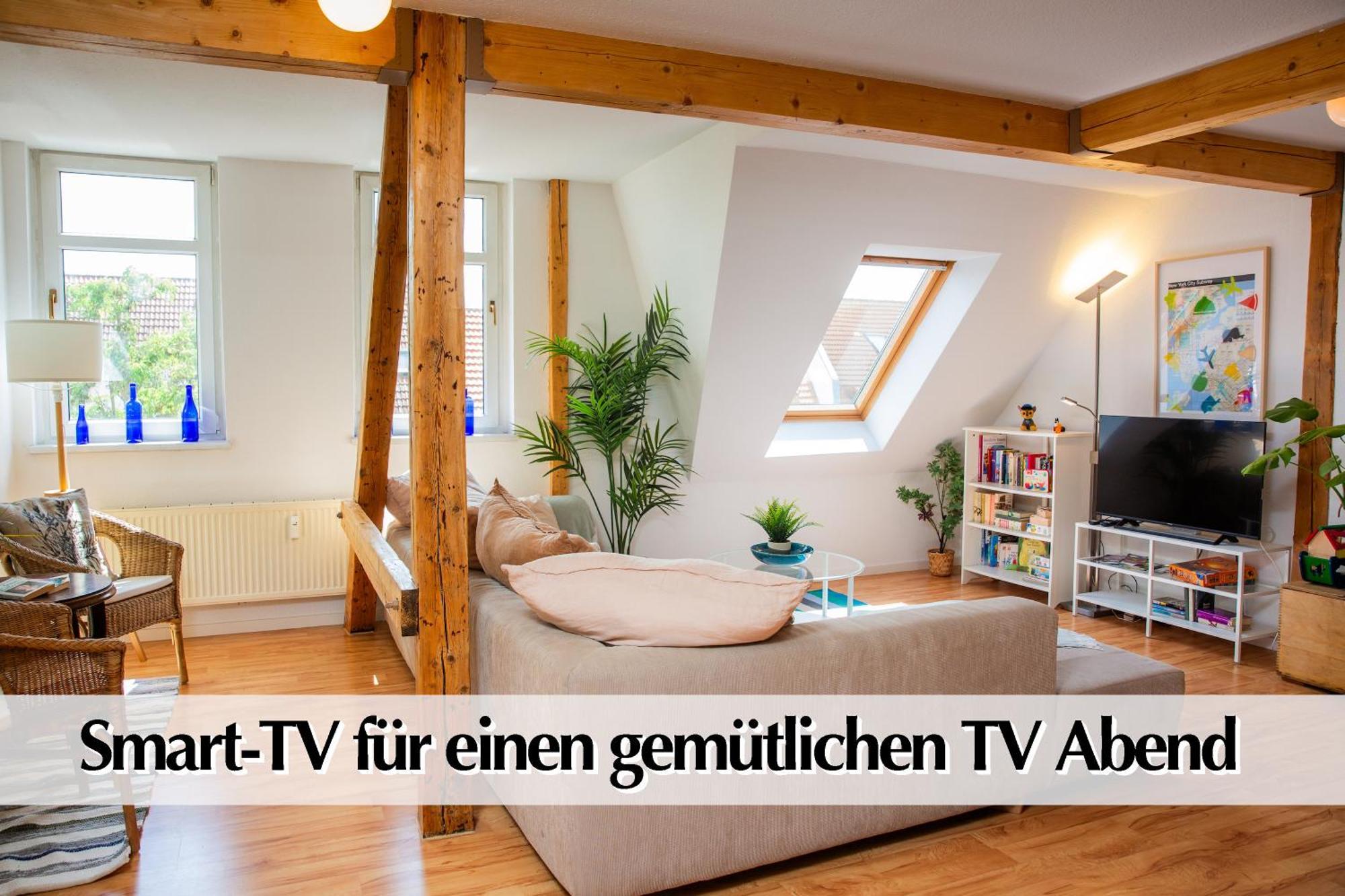 Ferienwohnung Schickes 80m2 Maisonette-Loft in zentraler Lage Erfurts mit Balkon Exterior foto